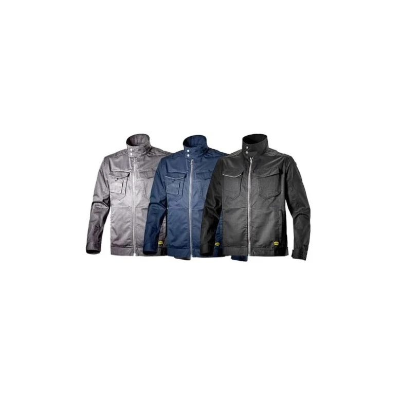 Alles muss raus -  Arbeitsjacke Diadora Multitaschen mit Stehkragen Jacket Poly II 702.172117 Größe XL Farbe Dunkelblau