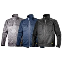 Alles muss raus -  Arbeitsjacke Diadora Multitaschen mit Stehkragen Jacket Poly II 702.172117 Größe XL Farbe Dunkelblau