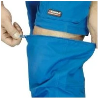 Alles muss raus -  Arbeitshosen Cofra Multitaschen Kürzbar Helsinki 100% Baumwolle Canvas V053- 0- 00 Größe 46 Navy