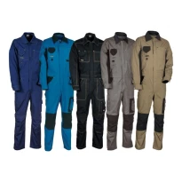 Alles muss raus -   Arbeitsoverall Multitaschen Cofra Marseilles 100% Baumwolle Canvas V056- 0- 01  Größe 48 Farbe Seil Schwarz
