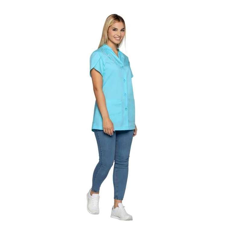 Alles muss raus -  Damen Tunika kurzärmelig Siggi Coraline -  28CS1882/00 Größe L Farbe Hellblau
