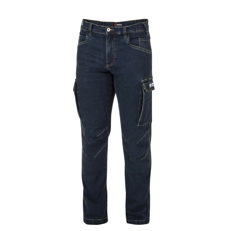 Alles muss raus -  Arbeitsjeans Stretch elastisch Multitaschen Sparco Dallas 02430 Größe M