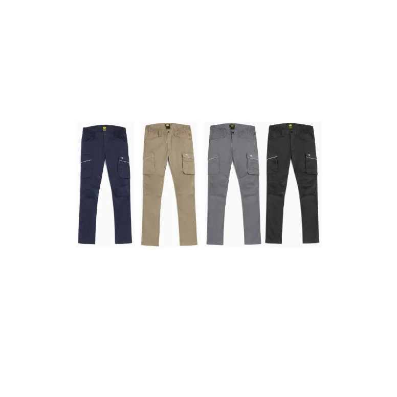 Alles muss raus -  Arbeitshosen Multitaschen Diadora Pant Staff Stretch Cargo 2.0 702.183059 Größe L Farbe Blau