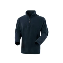 Alles muss raus -  Arbeitssweatshirt aus Fleece mit Halbreißverschluss Rossini Dublino HH159 Größe L Farbe Dunkelgrau meliert 2