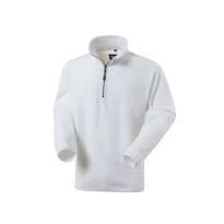 Alles muss raus -  Arbeitssweatshirt aus Fleece mit Halbreißverschluss Rossini Dublino HH159 Größe L Farbe Dunkelgrau meliert