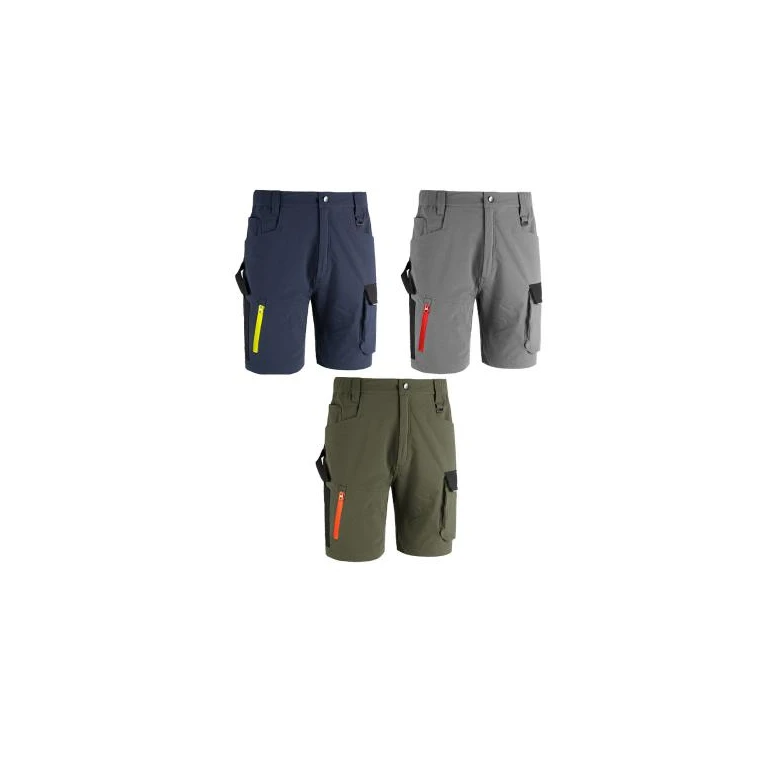 Alles muss raus -  Arbeitsbermuda Multitaschen Stretch Sottozero Short S.S. SS400 Größe L Farbe Navyblau Schwarz