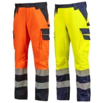 Alles muss raus -  Arbeitshosen Hochsichtbarkeit  Multitaschen Stretch U- Power Arc WHL407 Größe S Farbe Fluoreszierendes Orange