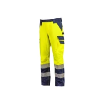 Alles muss raus -  Arbeitshosen Hochsichtbarkeit  Multitaschen Stretch U- Power Arc WHL407 Größe S Farbe Fluoreszierendes Orange