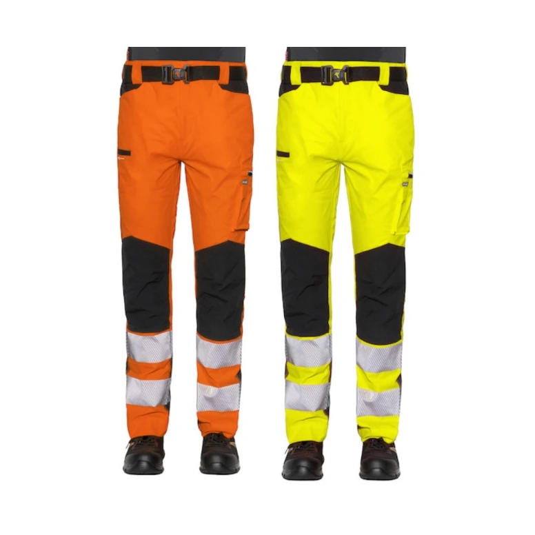 Alles muss raus -  Arbeitshosen Hochsichtbarkeit  Multitaschen Stretch Issa Line Extreme Hi Vis 8450NB Größe M Farbe Gelb