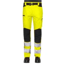Alles muss raus -  Arbeitshosen Hochsichtbarkeit  Multitaschen Stretch Issa Line Extreme Hi Vis 8450NB Größe M Farbe Gelb