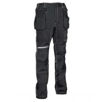 Alles muss raus -  Arbeitshosen Stretch elastisch Multitaschen Cofra Lemno V581- 0- 02 Größe 60 Farbe Schwarz Schwarz