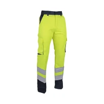 Alles muss raus - arbeitshose LMA Protection 1563 metallfrei mit mehreren Taschen Farbe Marineblau Gelb