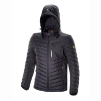 Alles muss raus -  Diadora Arbeitsjacke Full Zip Stretch Oslo 702.177267 Größe L Farbe  Schwarz