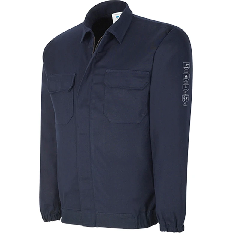 Jacke flammhemmend multinorm 98% Baumwolle 2% Antistatische Faser 436371 Neri