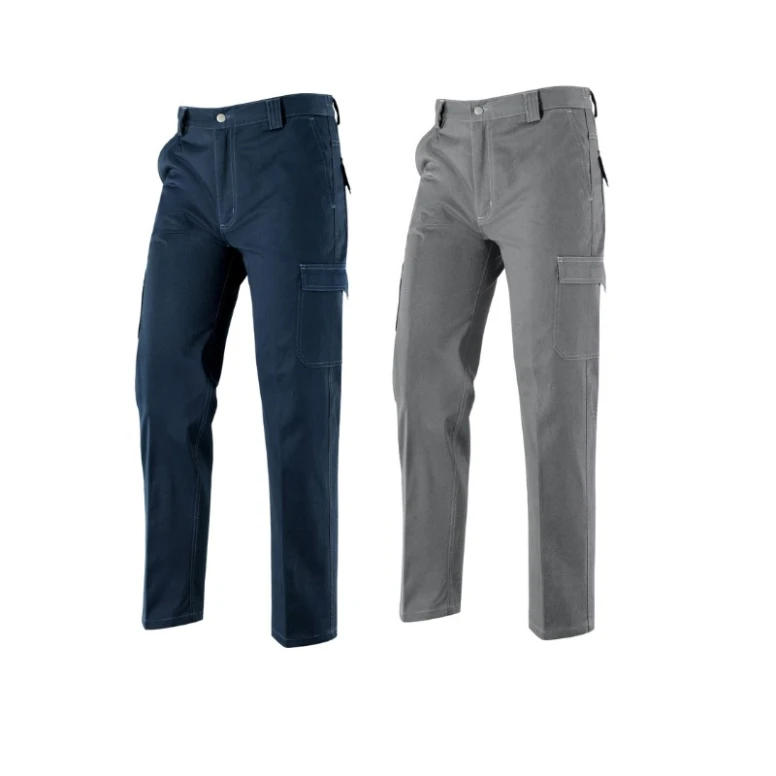 Arbeitshose Mehrtaschen aus Gewebe Baumwolle Stretch 97% Baumwolle 3% Elastan 436026 Neri