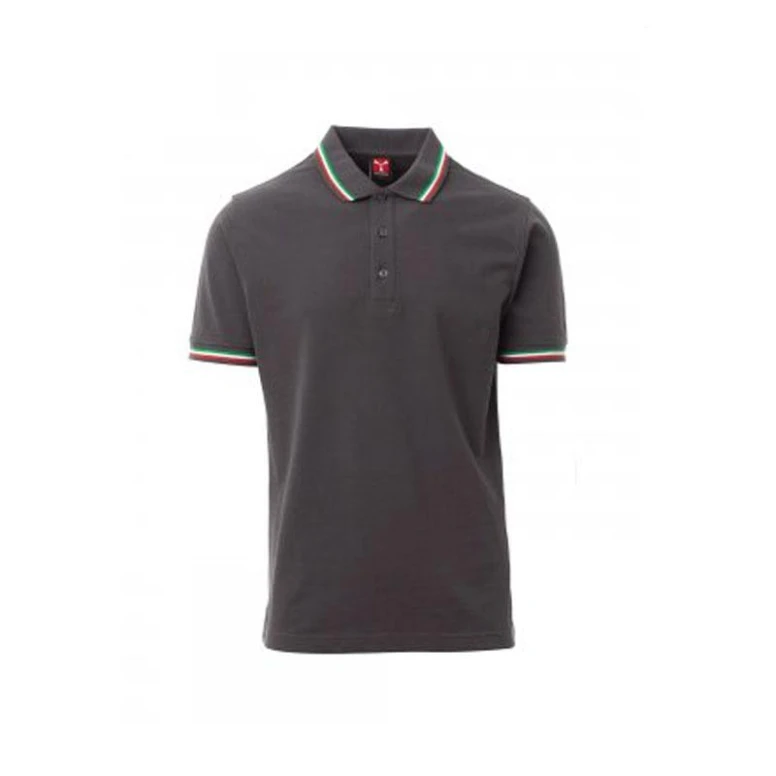 Unisex Polo ITALIA Kurzarm mit kontrastierendem Tricolore - Payper AY 7434