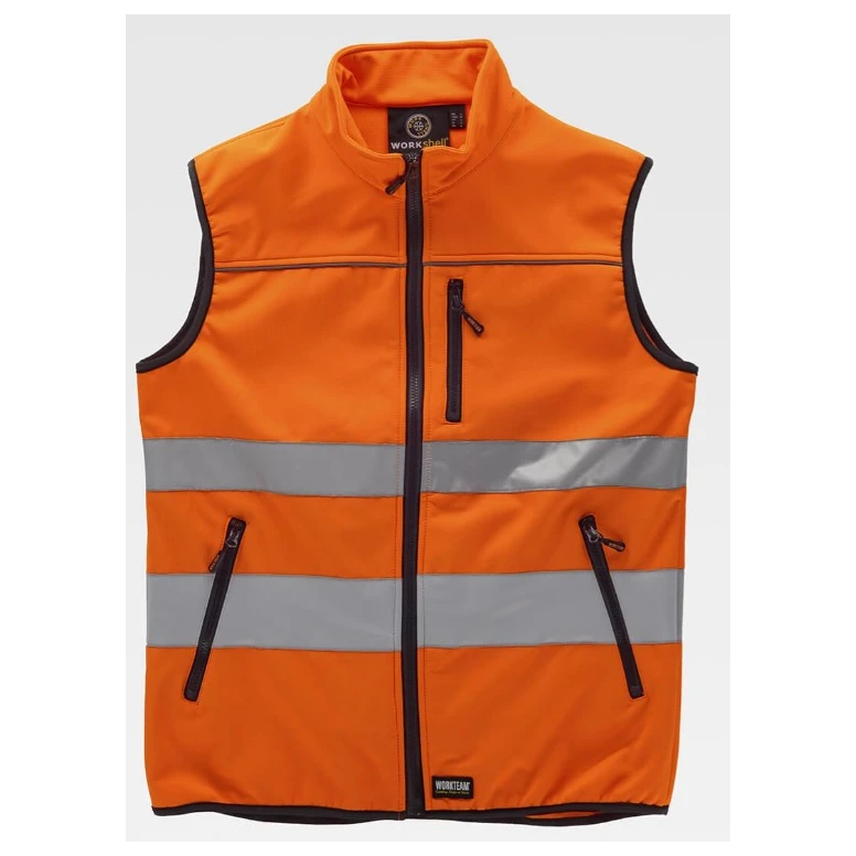 Gilet da Lavoro Softshell Stretch Alta Visibilità S9320 - Workteam