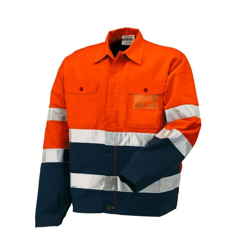 Arbeitsjacke mit hoher Sichtbarkeit Issa Line Hi-vis Fustagno 8547