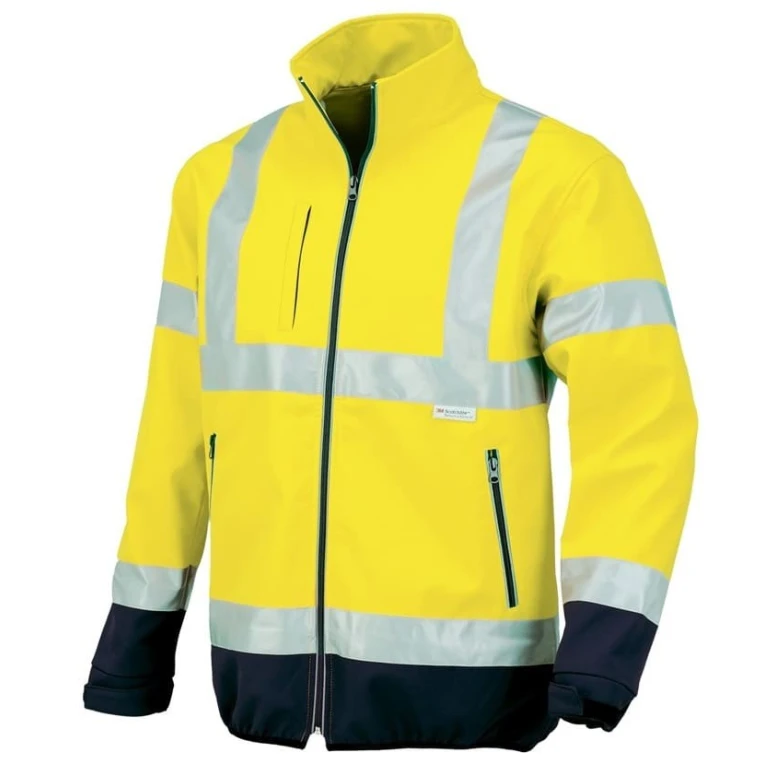 Flash Softshell-Jacke mit hoher Sichtbarkeit ISSA LINE - 04512