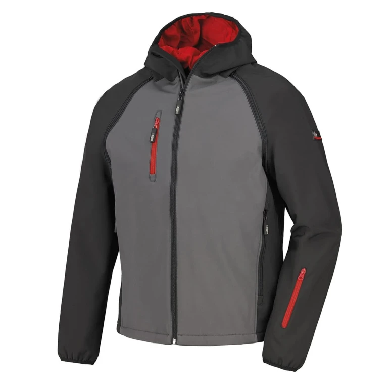 Wasserdichte und atmungsaktive Softshell-Jacke ISSA LINE - 04518N SLY