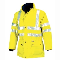 Dreifach-Nutzungsjacke Atmungsaktiv Hochsichtbarkeit ISSA LINE - 04630N