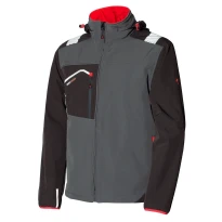 Stretch-Mehrzwecktaschen-Softshell-Arbeitsjacke Issa Line Posh 04527B