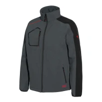 Mehrzwecktaschen-Softshell-Arbeitsjacke Issa Line Kind 04508B