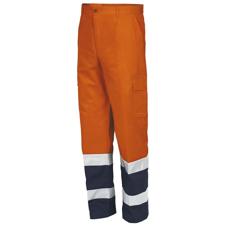 Arbeitshose mit hoher Sichtbarkeit Multitasche Issa Line AV 8430N