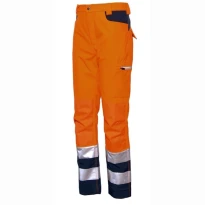 Softshell-Arbeitsbundhose Gordon mit hoher Sichtbarkeit ISSA - 04510