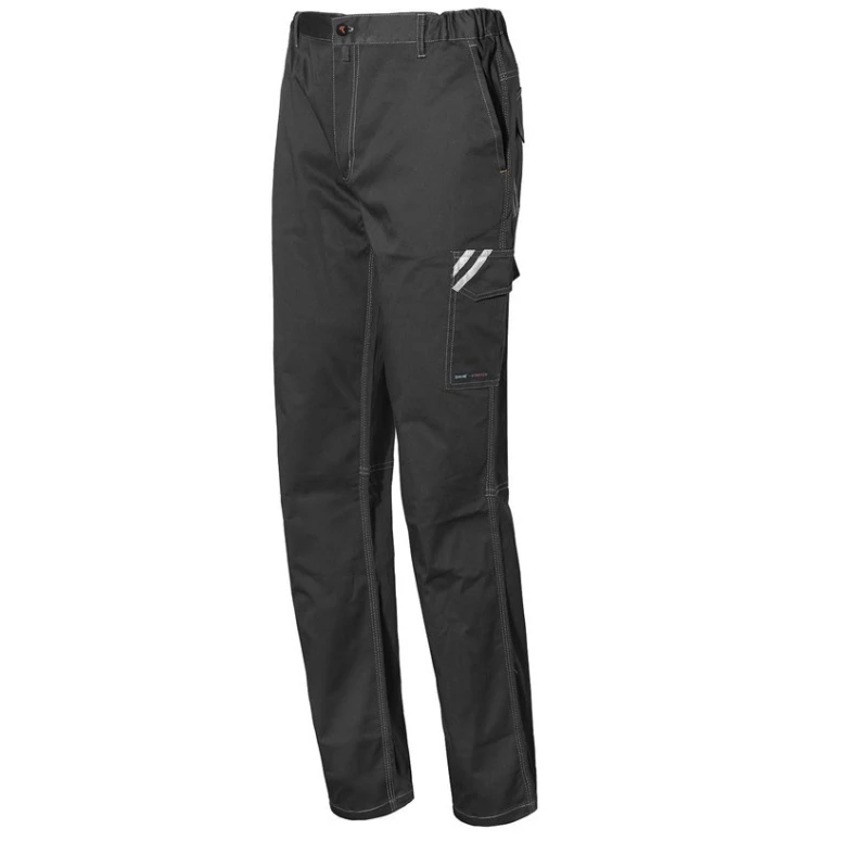 Stretch-Multitaschen-Arbeitsbundhose Issa Line Start Heavy 8036BW