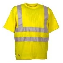 Arbeit T-Shirt mit hoher Sichtbarkeit Cofra Alert V118-1-00