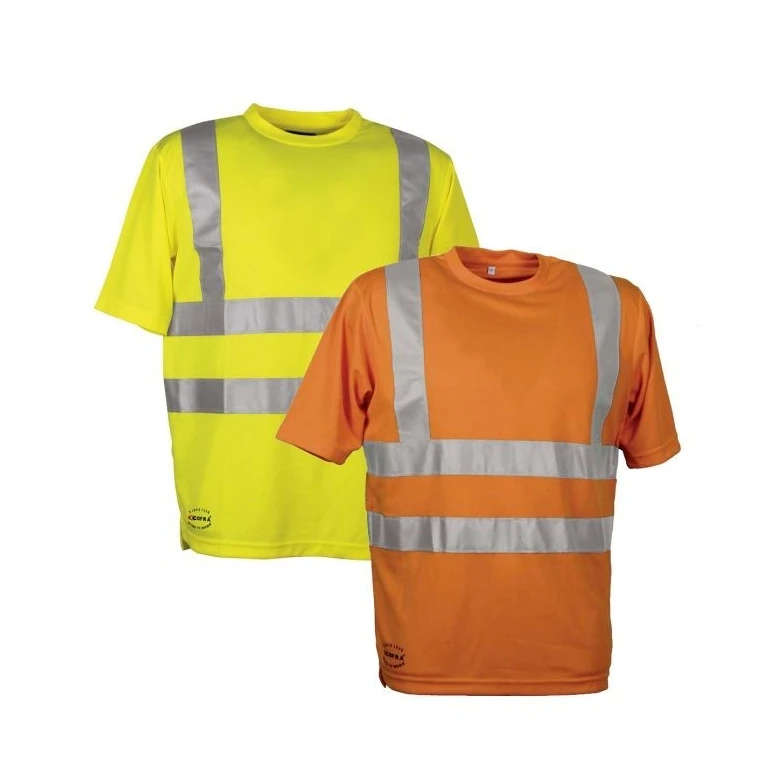 Arbeit T-Shirt mit hoher Sichtbarkeit Cofra Danger V115-1-00
