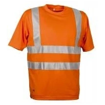 Arbeit T-Shirt mit hoher Sichtbarkeit Cofra Danger V115-1-00