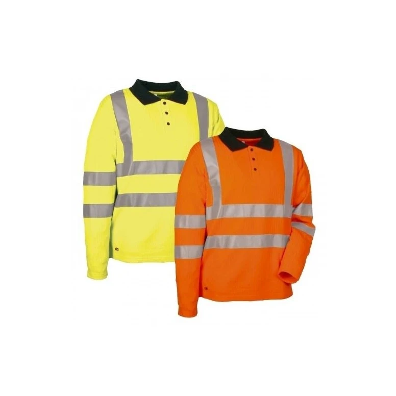 Hochsichtbare Arbeits-Polo Cofra New Highway V111-2-00