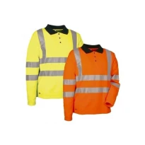 Hochsichtbare Arbeits-Polo Cofra New Highway V111-2-00