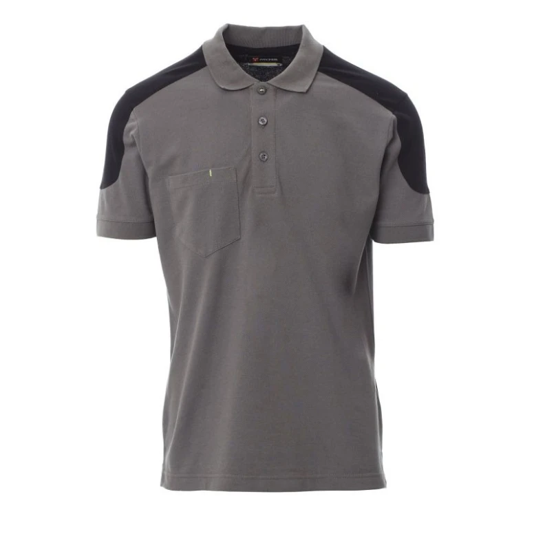 Zweifarbiges Kurzarm-Arbeits-Polo Company - Payper