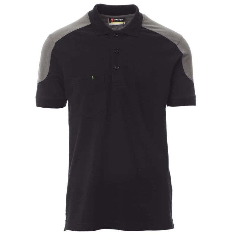 Zweifarbiges Kurzarm-Arbeits-Polo Company - Payper