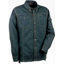 Stretch-Arbeitsjeanshemd Cofra Bukarest V106-0-00