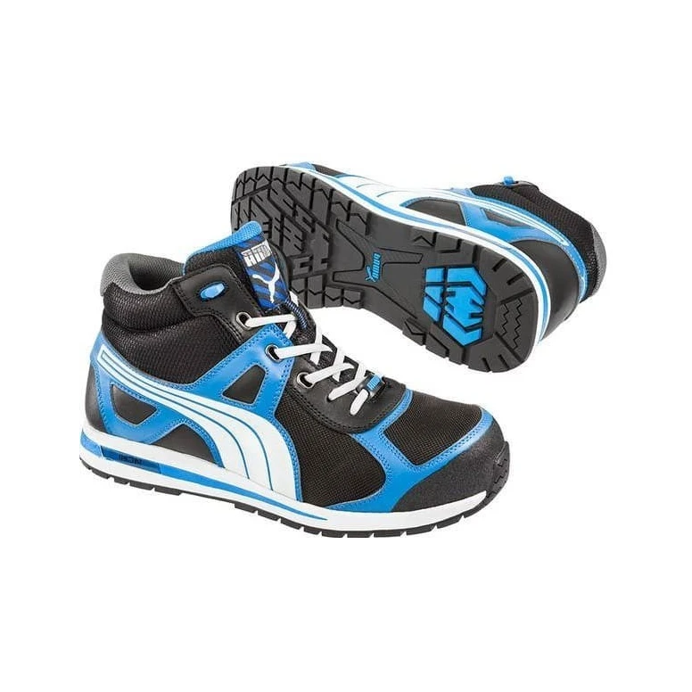 Puma Aerial Mid S1P Winterhohe Sicherheitsstiefel, gepolstert, PUMA