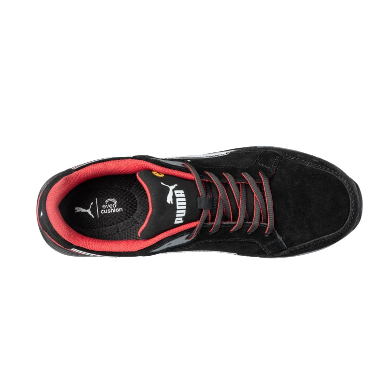 Puma Airtwist Black/Red Low S3 HRO ESD SRC 644630 Sicherheitsschuhe