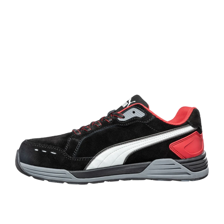 Puma Airtwist Black/Red Low S3 HRO ESD SRC 644630 Sicherheitsschuhe