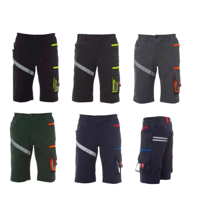Unisex-Arbeits-Bermudas Multitasche Stretch Payper Next 4W Shorts AY 7316