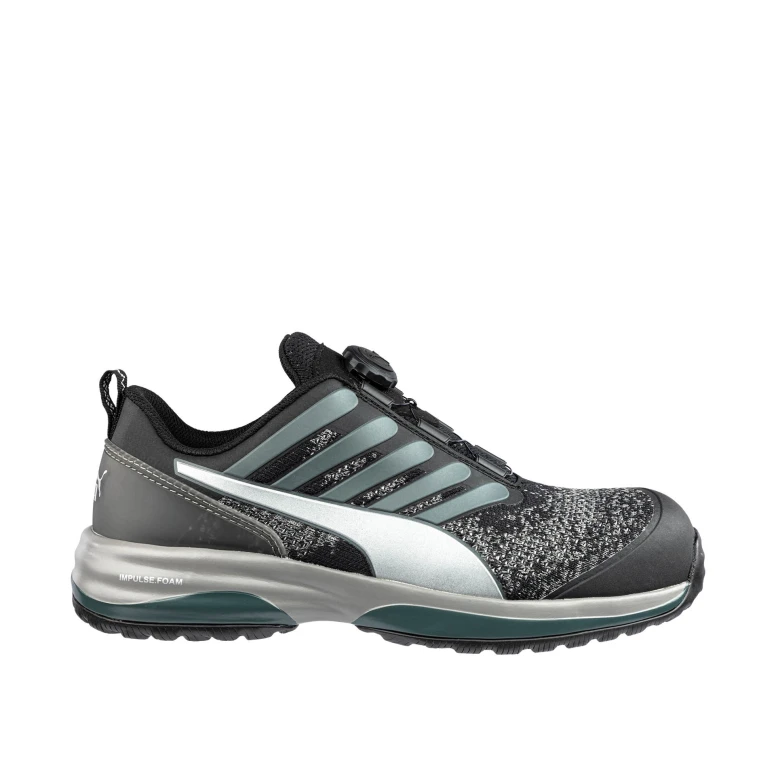 Puma Charge Black Disc Low mit BOA-Verschluss S1P HRO ESD SRC 644541 Sicherheitsschuhe