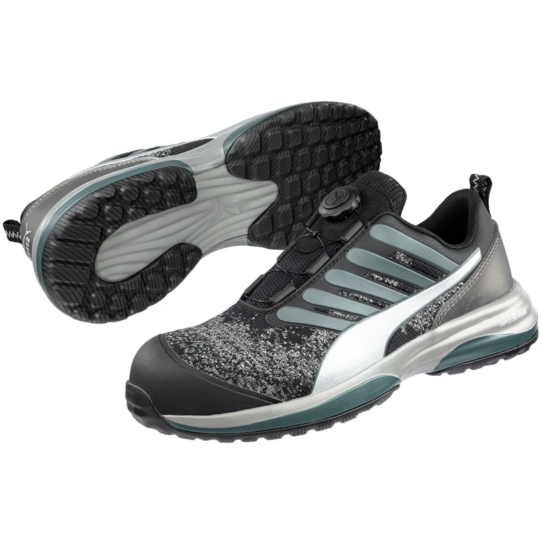 Puma Charge Black Disc Low mit BOA-Verschluss S1P HRO ESD SRC 644541 Sicherheitsschuhe