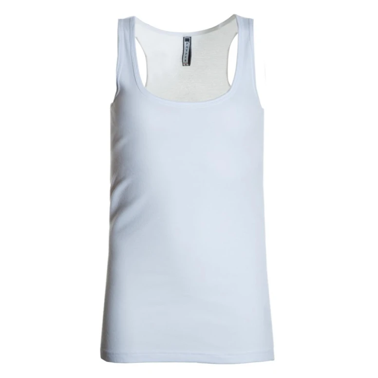 Weit ausgeschnittener Rundhals-Singlet 100% Baumwolle Look Man - Payper