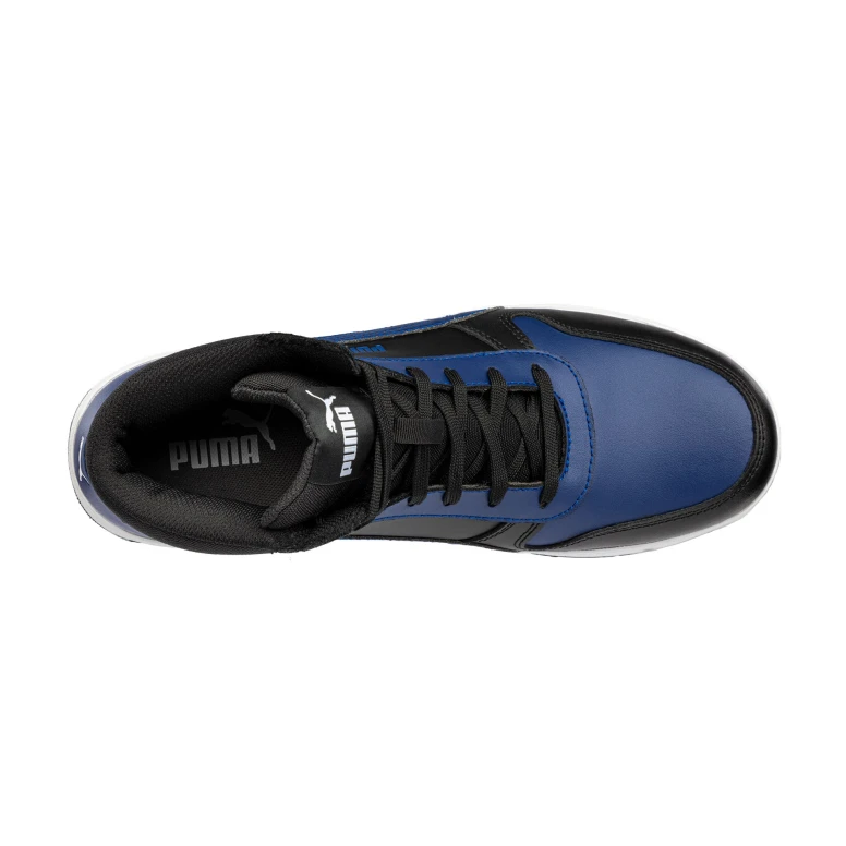 Sicherheitsschuhe Puma Frontcourt Blue/Black Mid S3 FO HRO ESD SRC 630070
