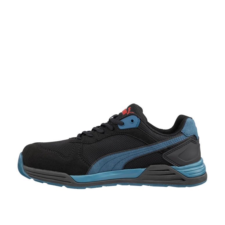 Sicherheitsschuhe Puma Frontside Black/Blue Low S1P HRO ESD SRC 644660