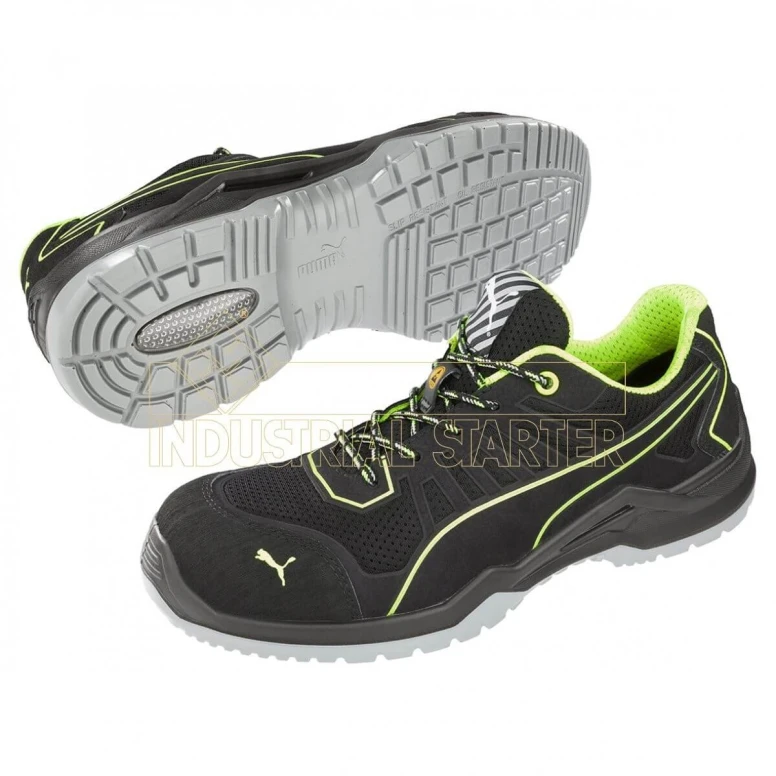 Sicherheitsschuhe Puma Fuse TC Green Low S1P ESD SRC 644210