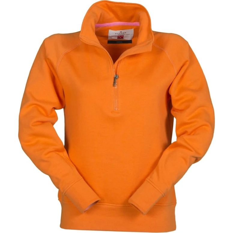 Arbeits-Sweatshirt mit halbem Reißverschluss, verstärkten Ärmeln und Nähten Miami+ Damen - Payper MIAMI LADY+