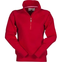 Arbeits-Sweatshirt mit halbem Reißverschluss, verstärkten Ärmeln und Nähten Miami+ Damen - Payper MIAMI LADY+